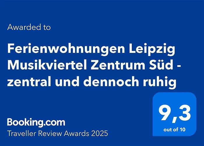 Appartement Musikviertel Zentrum Sued - Zentral Und Dennoch Ruhig Leipzig